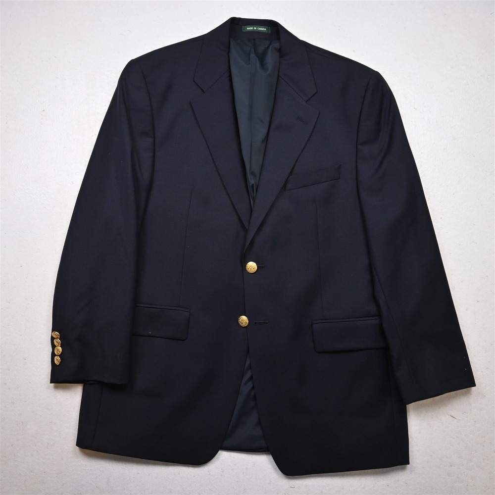 Men's Navy Blazer with Gold Buttons